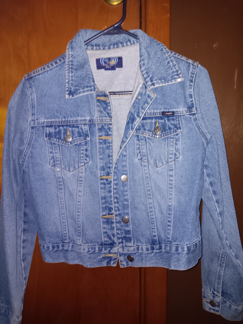 Angels Light Blue Denim Trucker Jacket